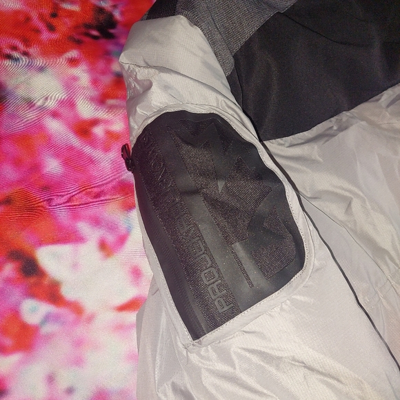 Projek Raw Grey Faux Fur Lined Mixed-Media Puffer Coat - Picture 4 of 10